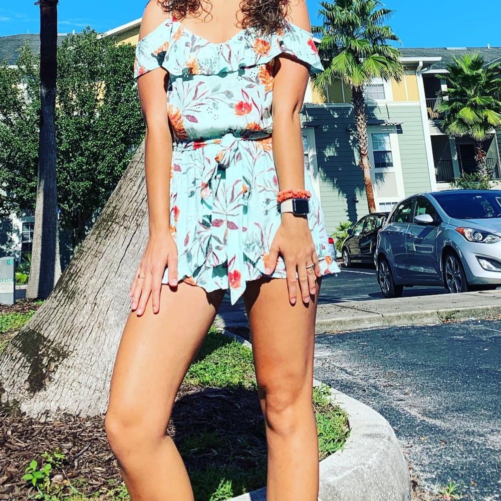 Teal Romper - image 1